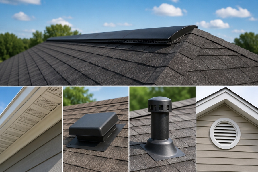 Common Roof Ventilation Options